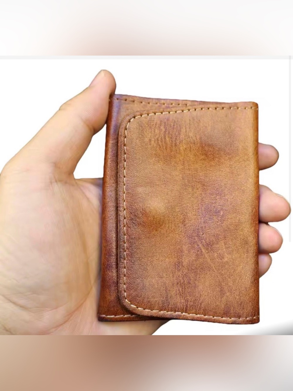 Genuine Leather Snap Wallet in Cognac Brown Good Quality Vintage
Brand New! - Picture 14 of 16